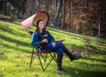 Gci Outdoor SunShade Comfort Pro Chair Güneşlikli Katlanır Plaj Sandalyesi - Görsel 6
