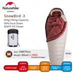 Naturehike M/650G Snowbird Ördek Tüyü Mumya Uyku Tulumu -22°C - Görsel 5