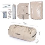 Naturehike Brighten 6.4 Lüks Piramit Pamuk Glamping Çadırı - Görsel 8