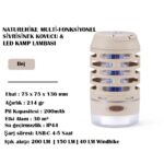 Naturehike Multi-Fonksiyonel Sivrisinek Kovucu & LED Kamp Lambası - Görsel 8