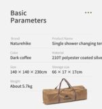 Naturehike WC & Duş & Giyinme Çadırı - Görsel 13