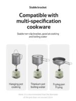Naturehike Folding İntegrated Stove Ocak Başı | 3000Wt | - Görsel 9