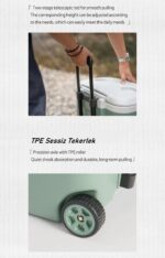 Naturehike LINDU Large Cooler Q-10H Tekerlekli Buzluk 38 Lt - Görsel 8