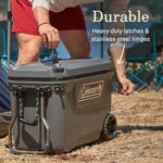 Coleman Convoy Wheeled 65 QT Tekerlekli Soğutucu Buzluk 61.5 Lt - Görsel 8