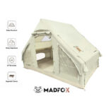 Madfox Bigless Glamping Cotton Inflatable Şişme Çadır [ Baca Çıkışlı ] - Görsel 5
