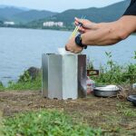 Naturehike Katlanır Rüzgar Kesici Aparat | 10 Parça | - Görsel 5