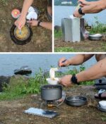 Naturehike Katlanır Rüzgar Kesici Aparat | 10 Parça | - Görsel 6