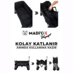 Madfox Voyager Katlanır Çok Amaçlı Yük Taşıma Arabası [Vagon] - Görsel 7