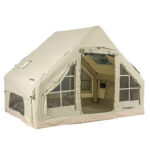 Madfox Bigless Glamping Cotton Inflatable Şişme Çadır [ Baca Çıkışlı ] - Görsel 2