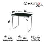 Madfox Zenith Katlanır Kamp Masası - Görsel 9
