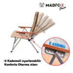 Madfox Haven 6 Kademeli Katlanır Kamp Sandalyesi - Görsel 10
