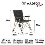 Madfox Warden Katlanır Kamp Sandalyesi - Görsel 7