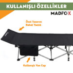 Madfox AeroLift Katlanır Kamp Yatağı Kampet - Görsel 10