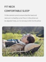 Naturehike Ultralight Çift Kişilik Şişme Kamp Matı | 185*130*2.5 cm | - Görsel 7
